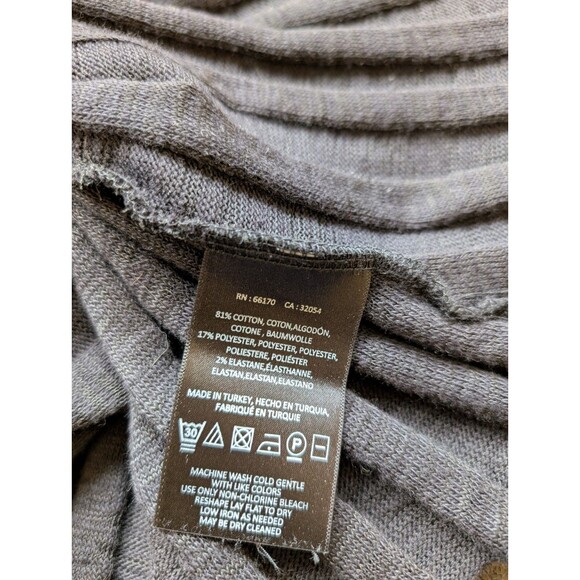 Akemi & Kin Kaden Ribbed Halter Top Black Knit Square Neck Lettuce Trim Medium - Picture 7 of 9